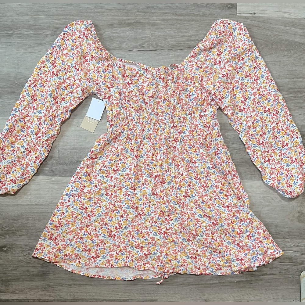 JustFab Floral Mini Dress